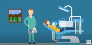 illustration of a Dr and patient