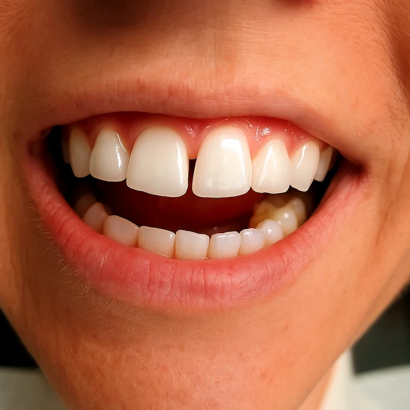 Before dental bonding at ProCare Family Dental Morton Grove