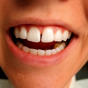 Before dental bonding at ProCare Family Dental Morton Grove