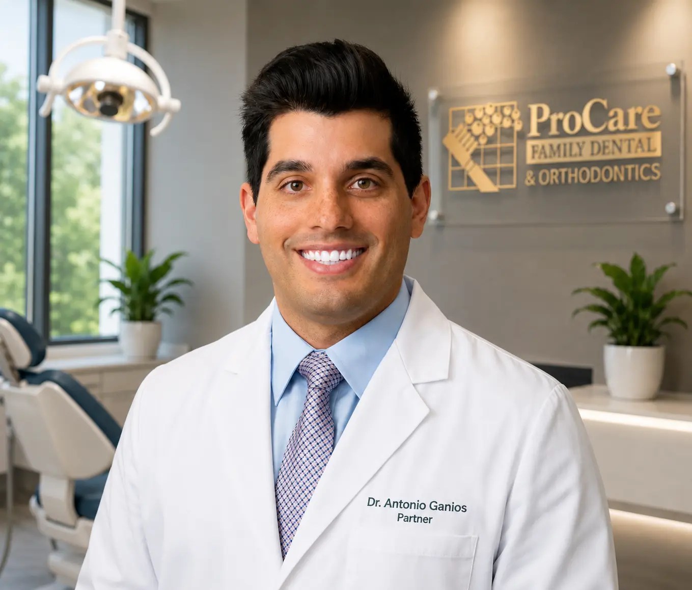Dr. Antonio Ganios, partner dentist at ProCare Family Dental in Morton Grove, IL